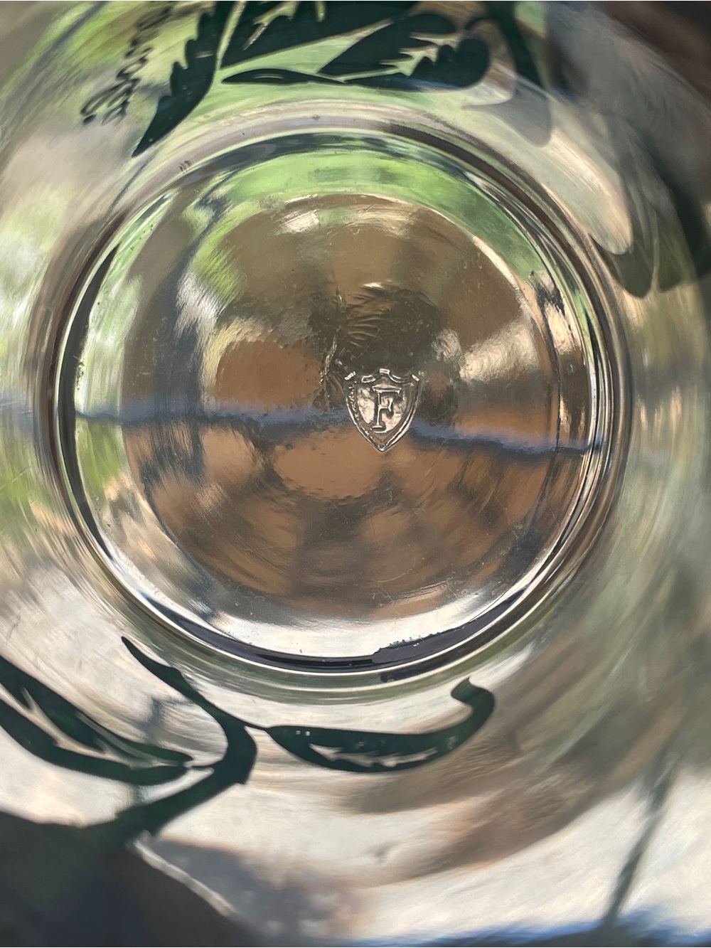 Federal Magnolia Flower Juice Glass Tumbler - Picture 5 of 5